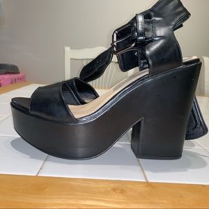 Black Platform Heels